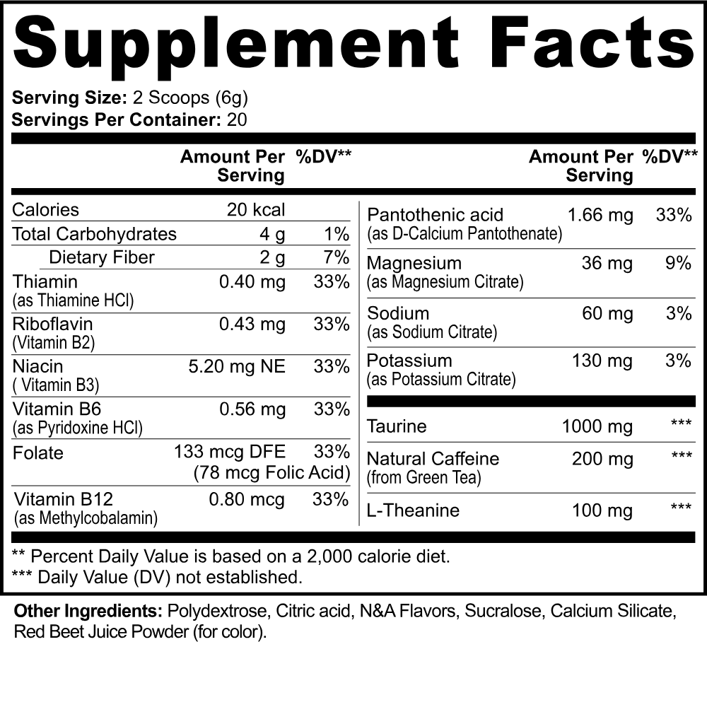 Energy Powder (Guava)